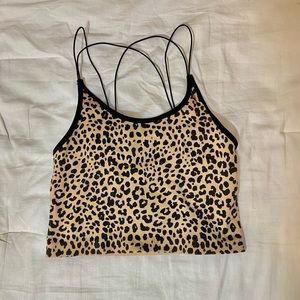 cheetah tank top